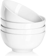 22 oz white ceramic bowl set (4 pieces)