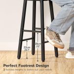 Bar stools, two-piece bar stool set, bar stools with adjustable height, 24.8-inch bar stools. - Image 2